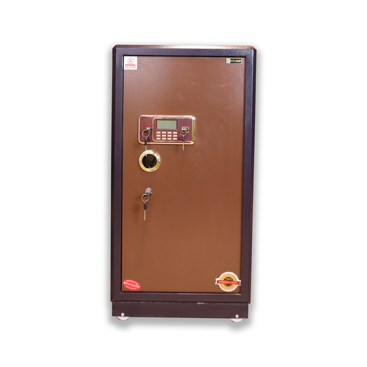 Half-Armored Safe Mauve X Brown 110 cm | 137 kg | 7-Year Warranty