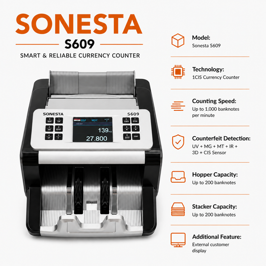 Sonesta S609 Money Counting Machine