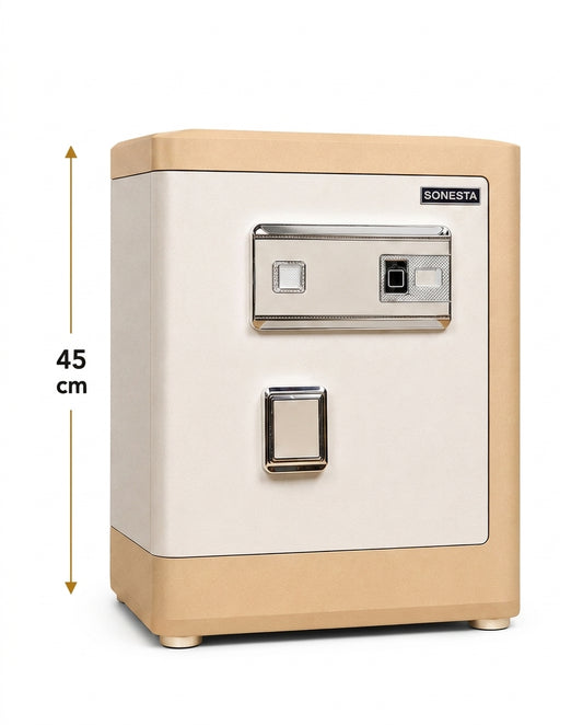 Sonesta Curve 45 cm Safe with Fingerprint | 7-Year Warranty