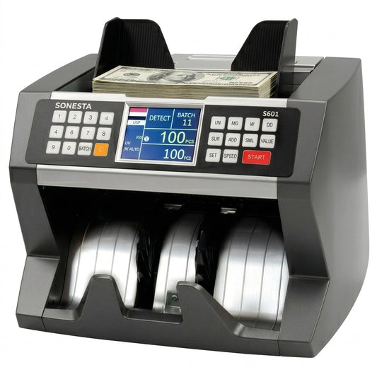 Sonesta S601 Money Counting Machine | Counterfeit Detection