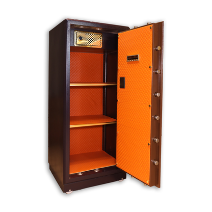 Half-Armored Safe Mauve X Brown 130 cm | 165 kg | 7-Year Warranty