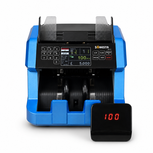 Sonesta S717 Money Counting Machine | TFT Color Display & 7-Currency Support