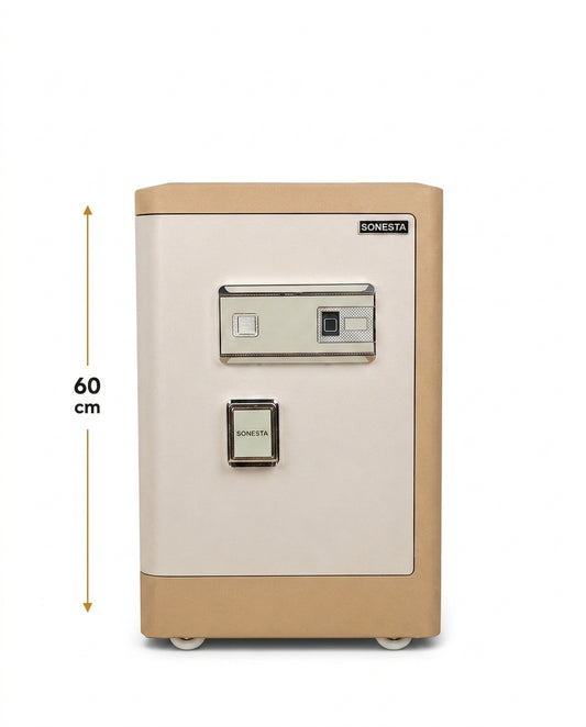 Sonesta Curve 60 cm Safe with Fingerprint | 7-Year Warranty