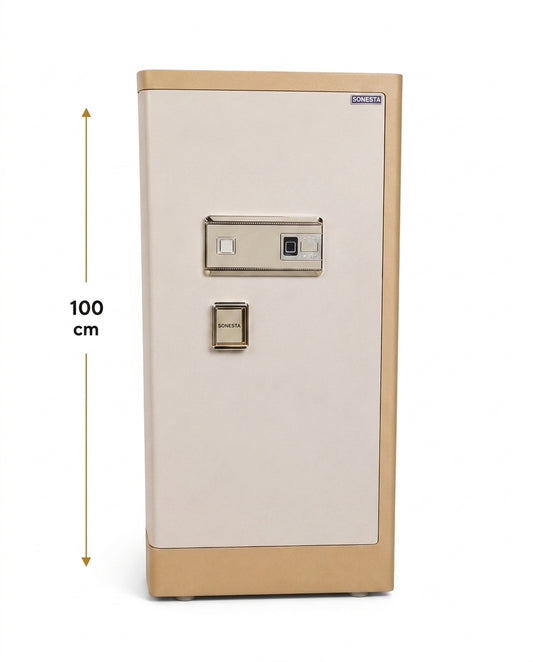 Sonesta Curve 100 cm Safe with Fingerprint | 7-Year Warranty