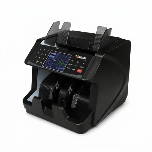 Sonesta S718 Money Counting Machine | TFT Color Display & Dual Counterfeit Protection